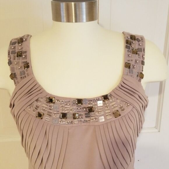 Adrianna Papell blush purple mini dress size 6P - Picture 3 of 8